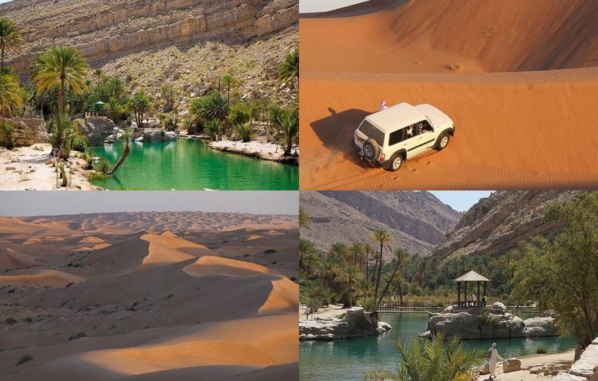 Wahiba Desert – Wadi Bani Khalid (8 am to 6 pm) – max 4 per vehicle