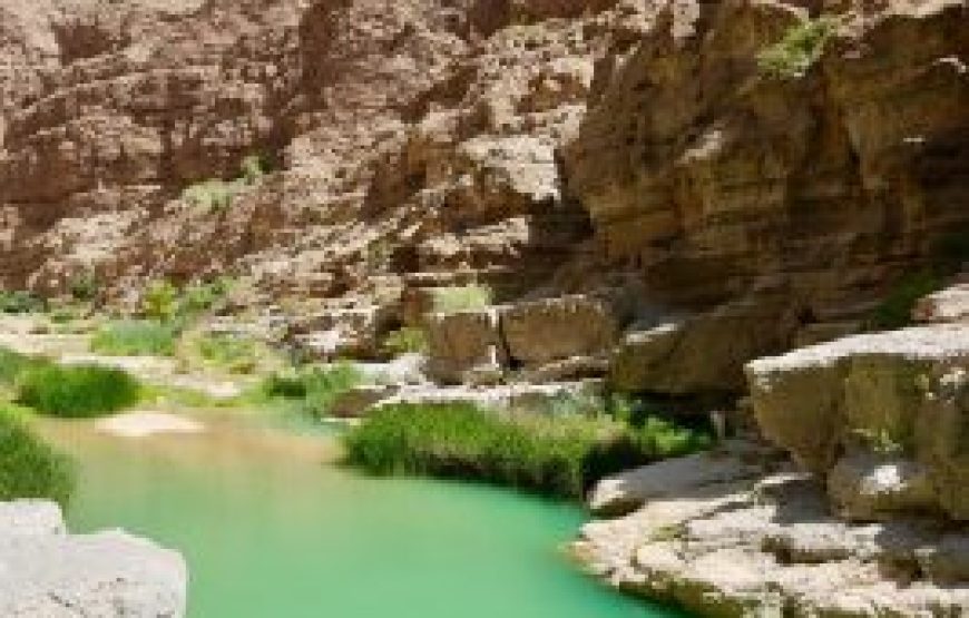 Qurayat -Bemah Beach – Wadi Shab Trekking and Swimming – max 4 per vehicle